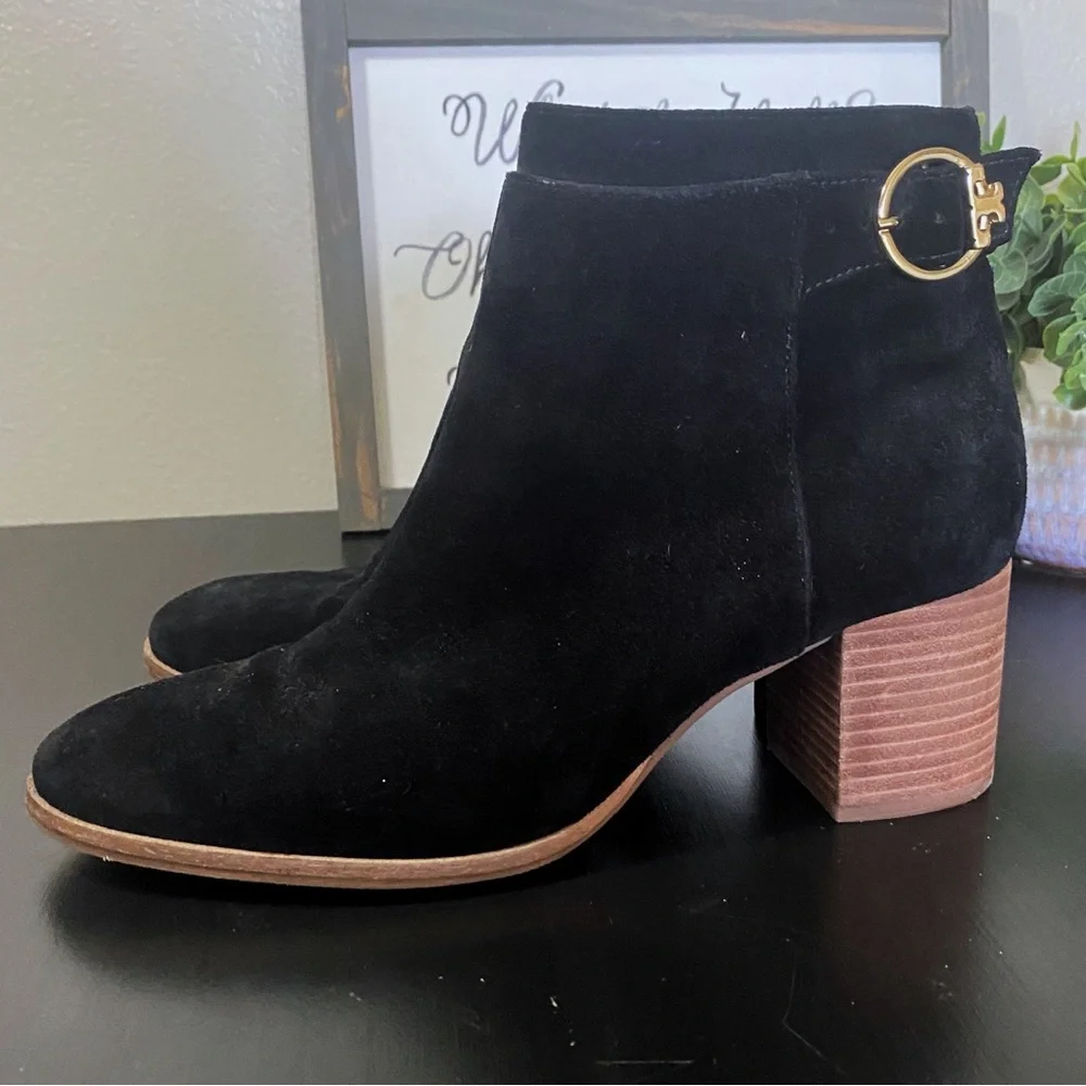 Tory Burch / Sophia Suede Ankle Boots